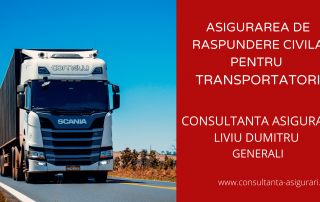 Asigurarea de raspundere civila pentru transportatori